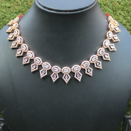 Beautiful American Diamond Necklace Set/ Elegant Necklace Set