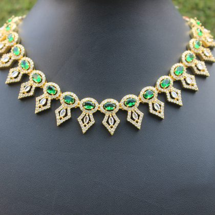 Beautiful American Diamond Necklace set/ Elegant Necklace Set
