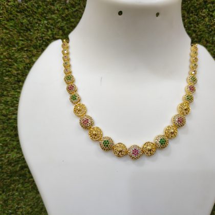 Multi Colour Necklace Set Design-9