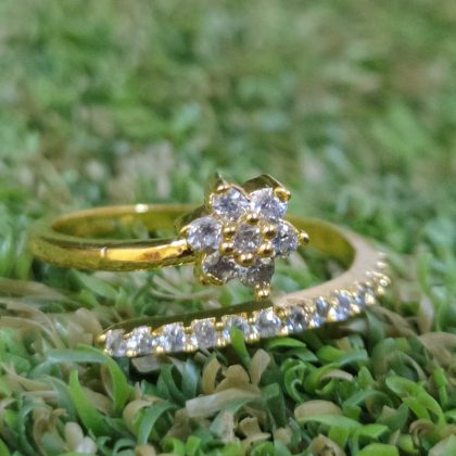 Beautiful American Diamond Finger Ring Design-7